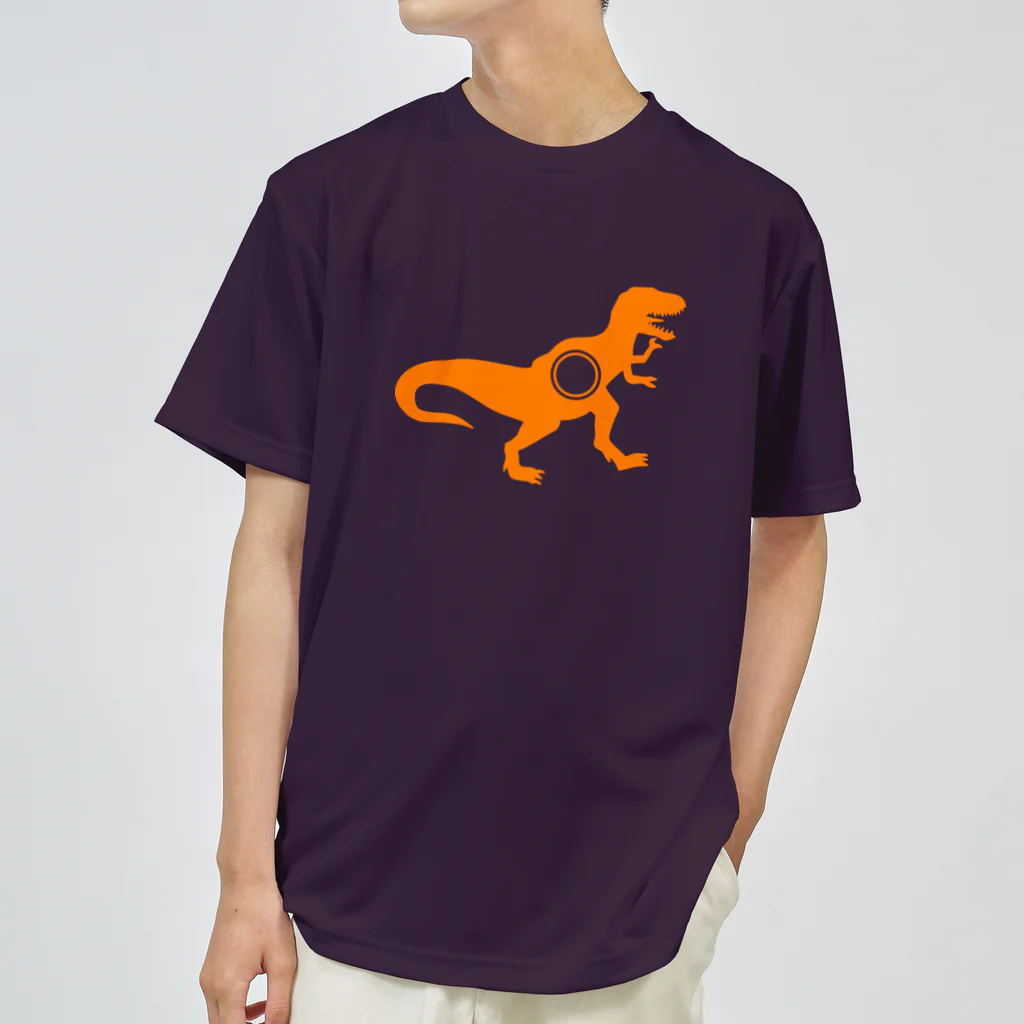 MELLOW-MELLOWのDinosaurs monogram2 ドライTシャツ