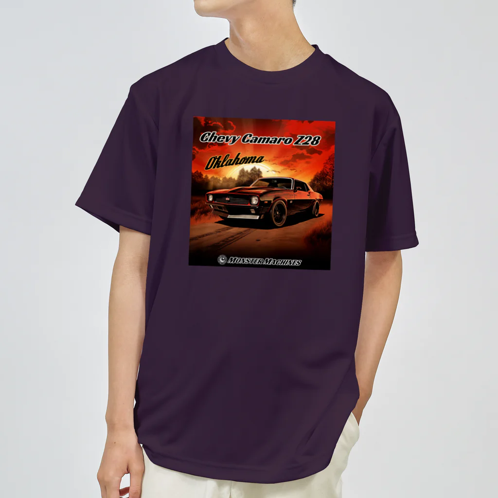 ｱｰﾄｷﾞｬﾗﾘｰ こっそり堂 (笑のChevy Camaro Z28 Oklahoma モンスターマシーン ドライTシャツ