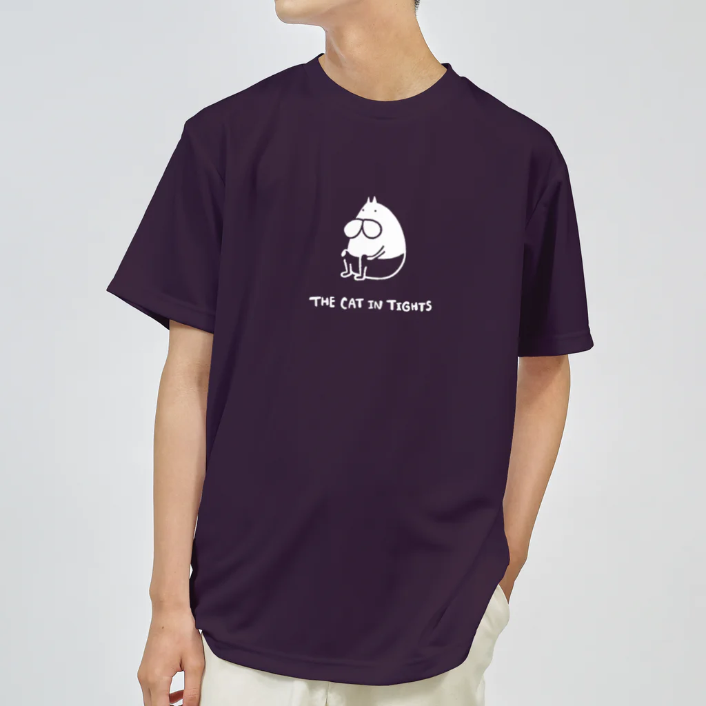 くらきち ONLINE SHOPのねこタイツ おすわり ドライTシャツ