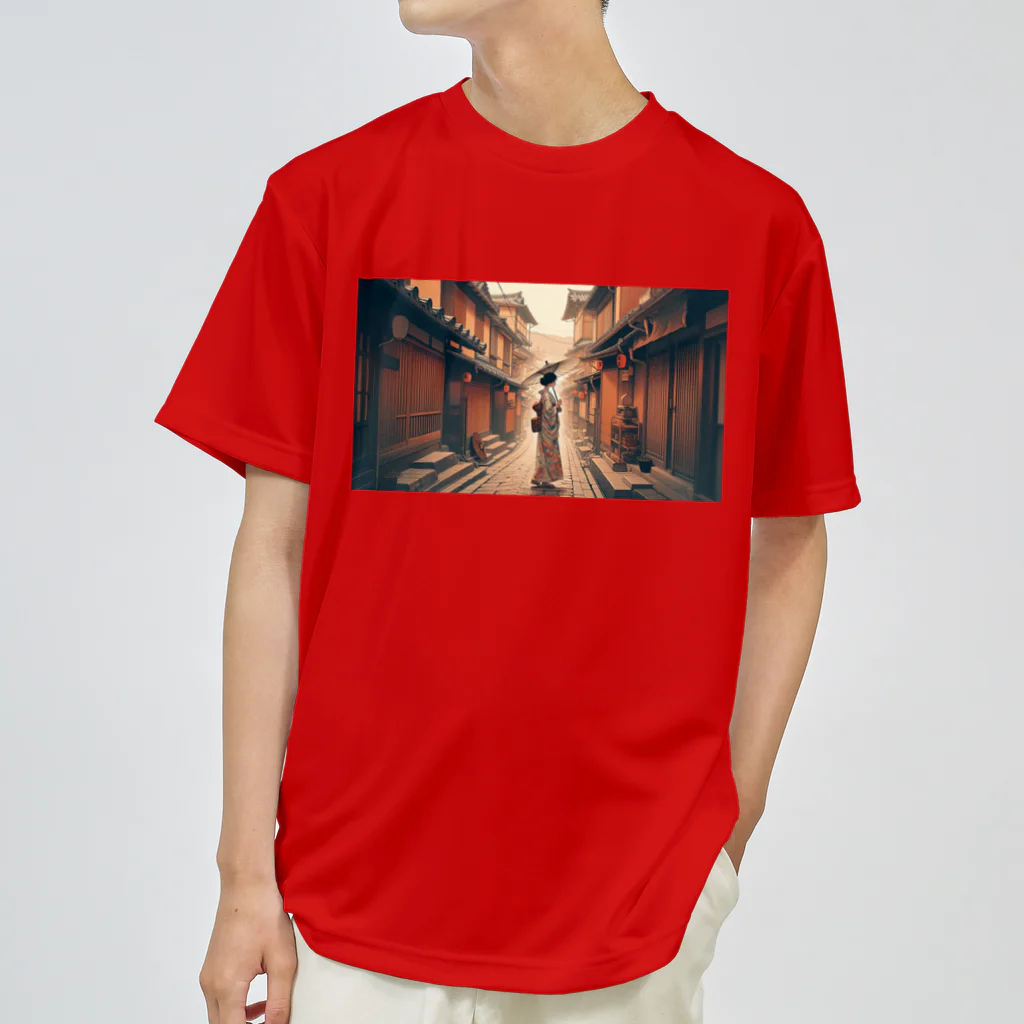 Vi-creaのTシャツ　日本の街並み3 Dry T-Shirt
