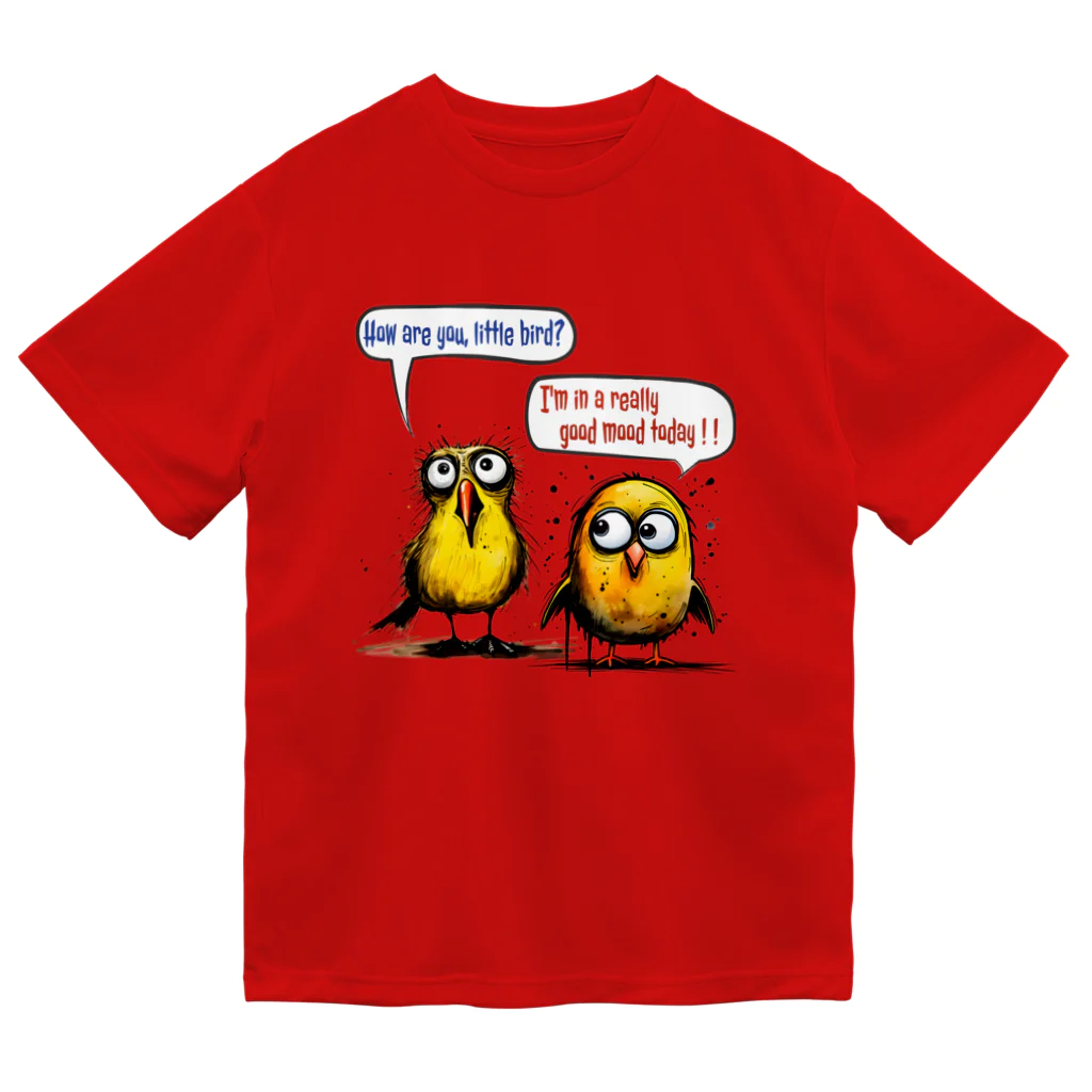 sadakkoの"How are you, little bird?" ドライTシャツ