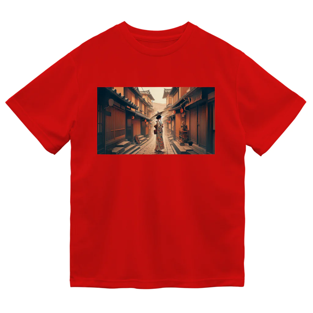Vi-creaのTシャツ　日本の街並み3 Dry T-Shirt