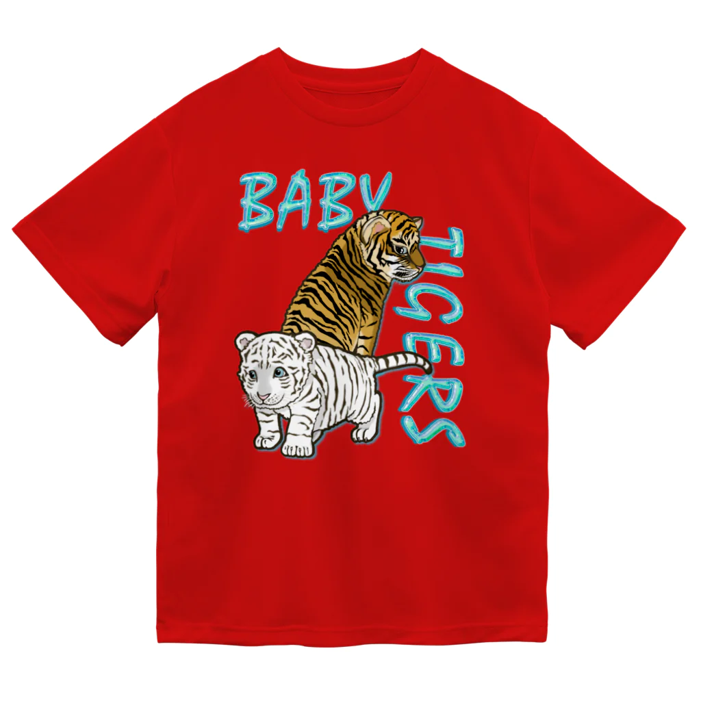 LalaHangeulのBABY TIGERS Dry T-Shirt