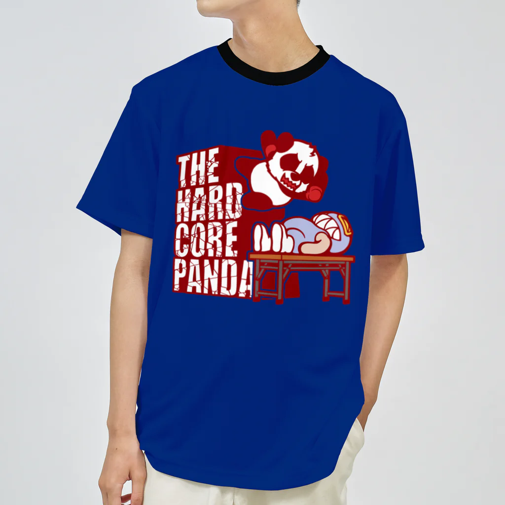 魚六のハードコアパンダ（長机） Dry T-Shirt