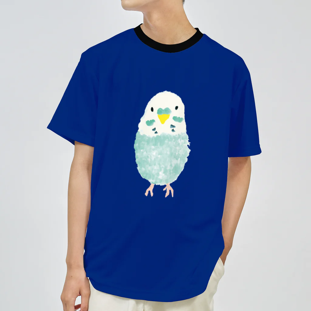 sucre usagi (スークレウサギ）のセキセイインコ ドライTシャツ