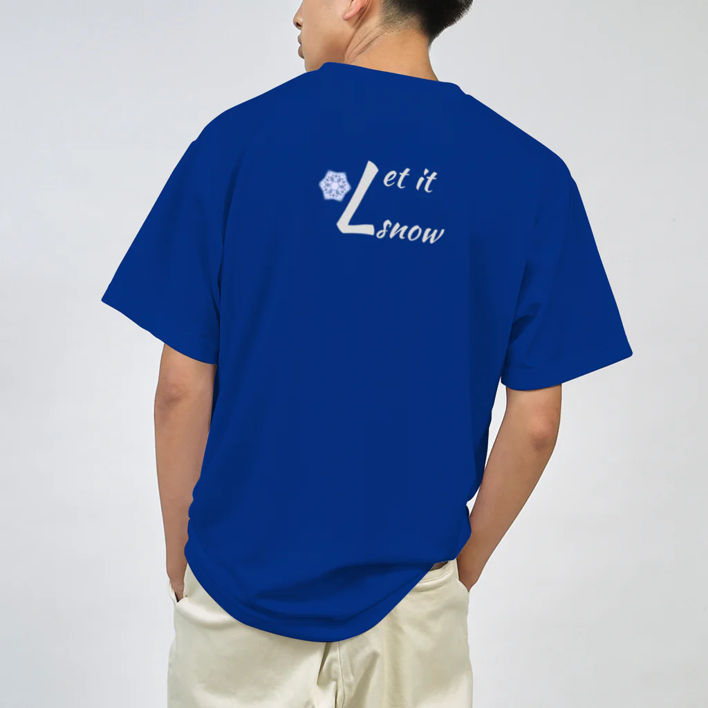 月夜のタツノオトシゴのLet it snow Dry T-Shirt