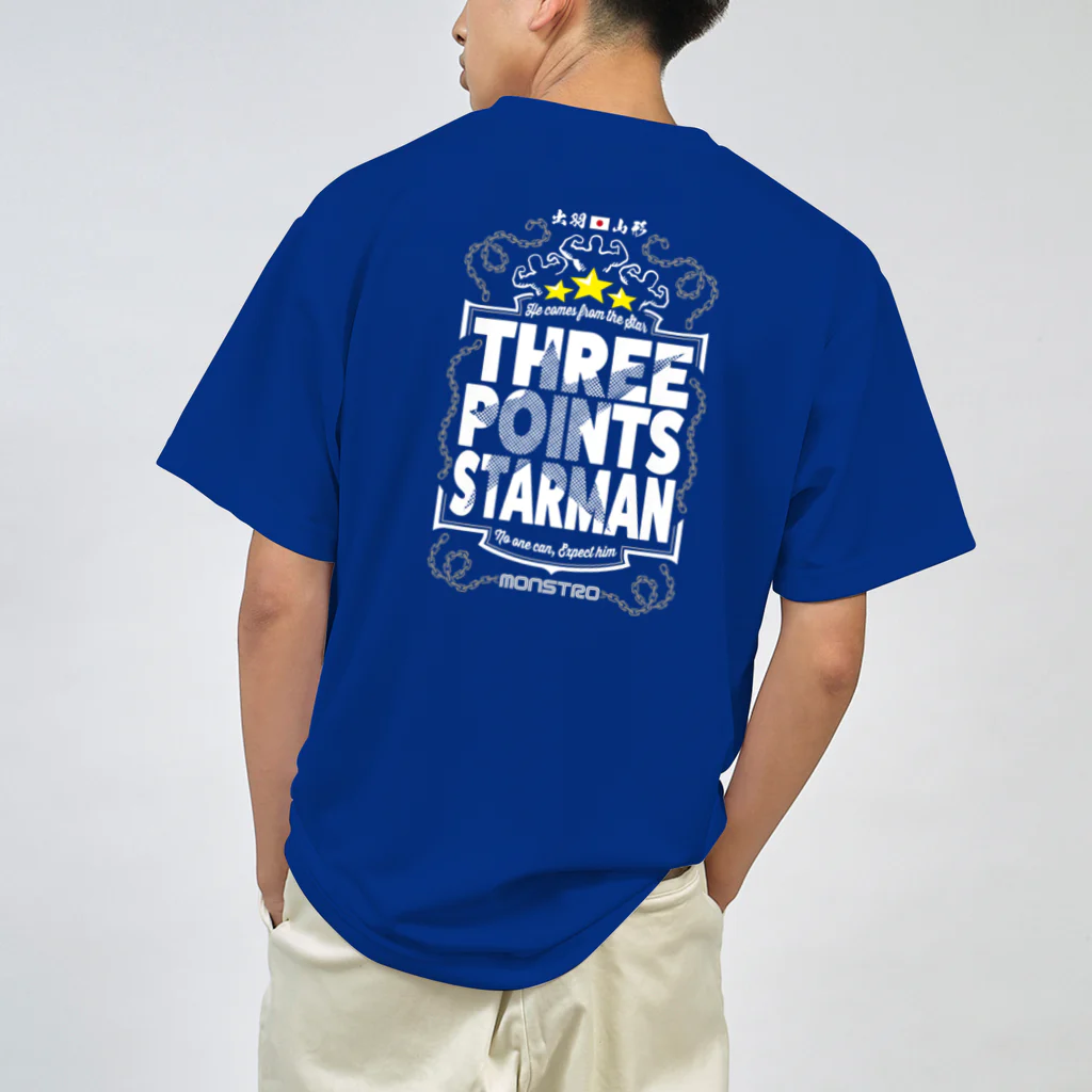 なー＠No.169のTHREE POINTS STARMAN × monstro コラボＴシャツ（濃色） ドライTシャツ