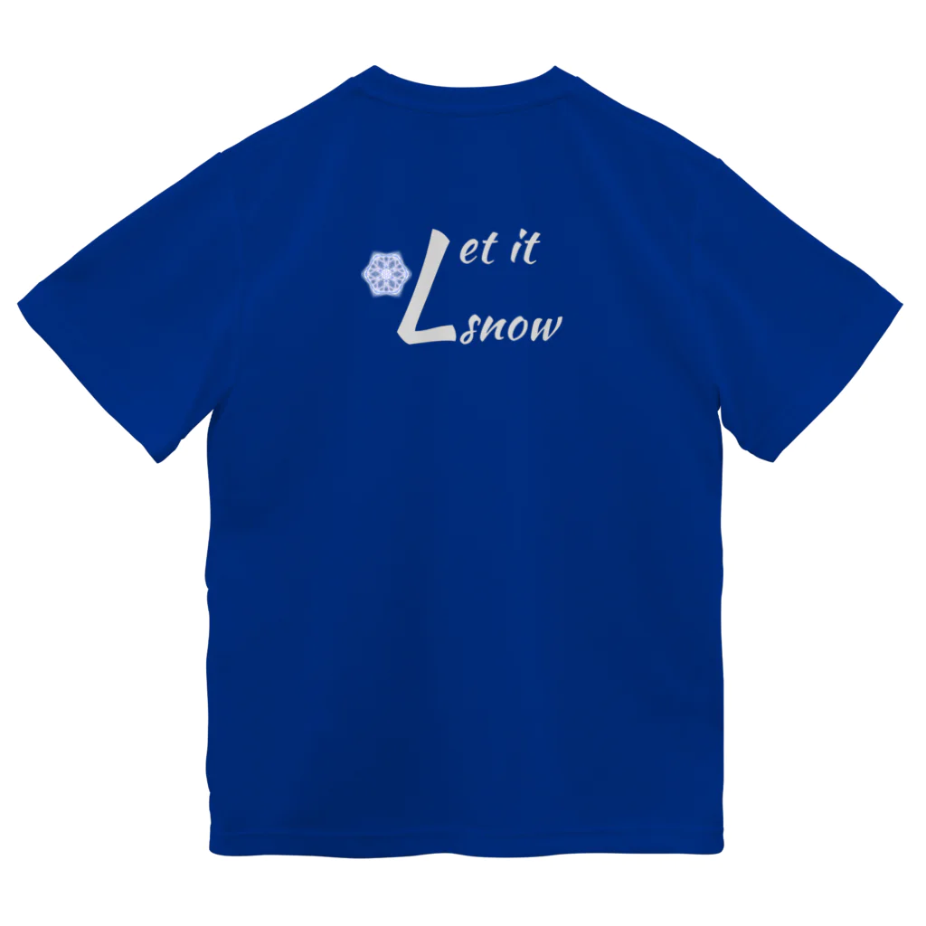 月夜のタツノオトシゴのLet it snow Dry T-Shirt