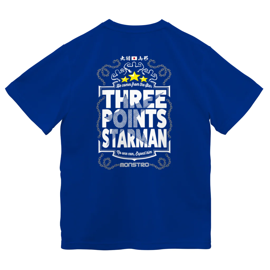 なー＠No.169のTHREE POINTS STARMAN × monstro コラボＴシャツ（濃色） ドライTシャツ