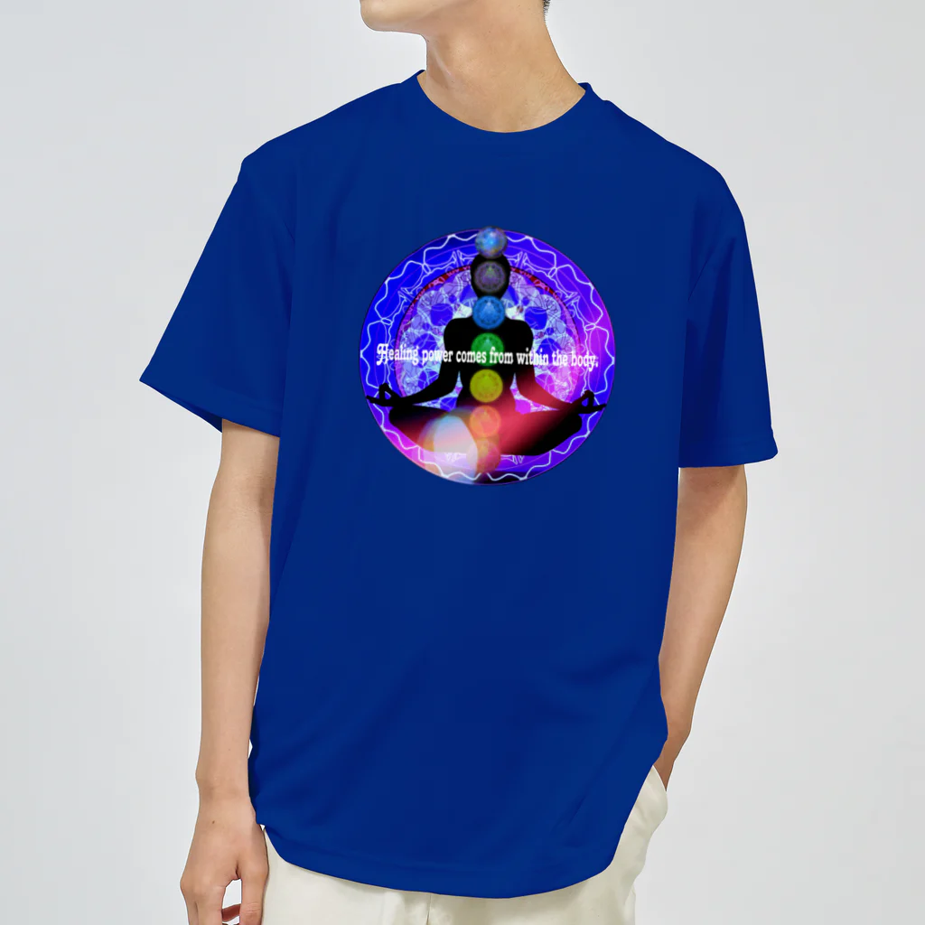 💖宇宙整体♪🌈♪こころからだチャンネル♪💖のHealing power comes from within the body. Dry T-Shirt