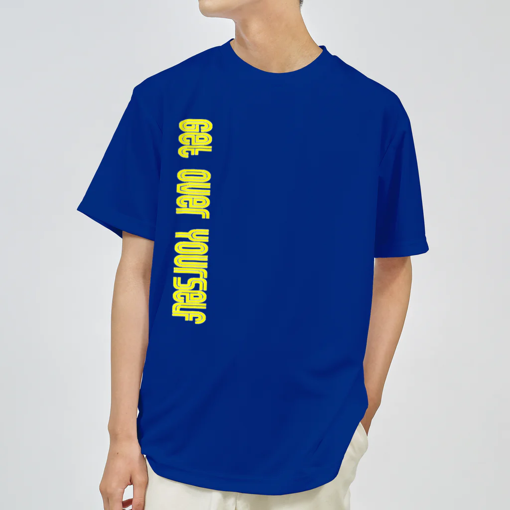 shop_WanderWorldのGet over youself(まず自分を乗り越えよう) Dry T-Shirt