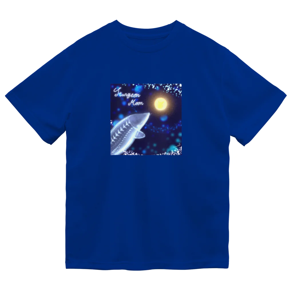 どるちぇ＊うさぎの8月《Moonシリーズ》＊Sturgeon Moon＊ ドライTシャツ