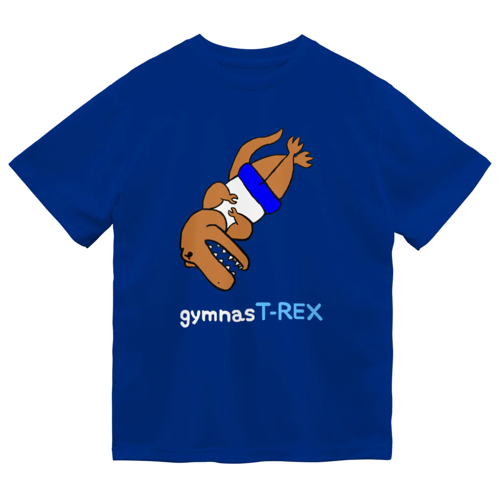GYMnosaur【じむなそ〜】の体操×恐竜【gymnasT-REX】 ドライTシャツ