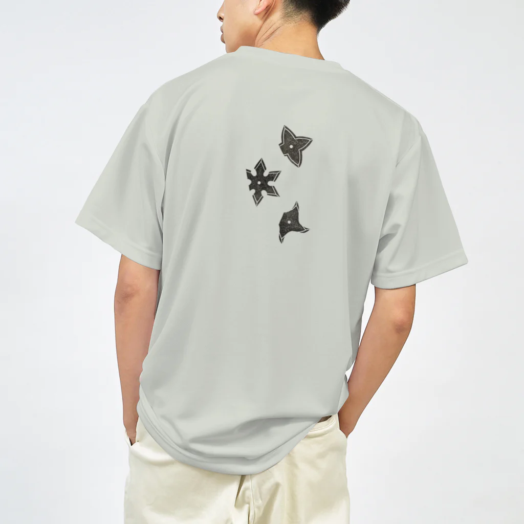 omochi_stampの手裏剣バックアタック Dry T-Shirt
