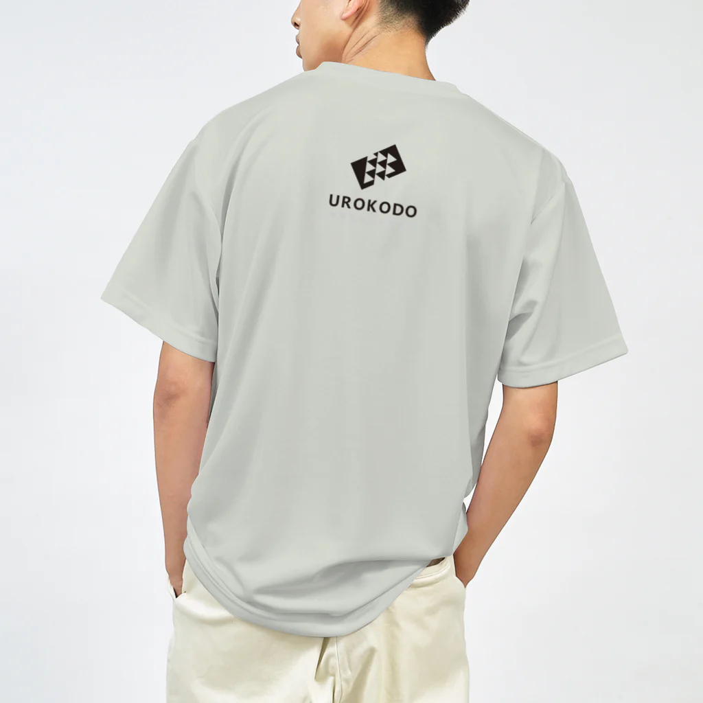 UROKODO Official Web Shopの黒ロゴ-半袖ドライTシャツ ドライTシャツ