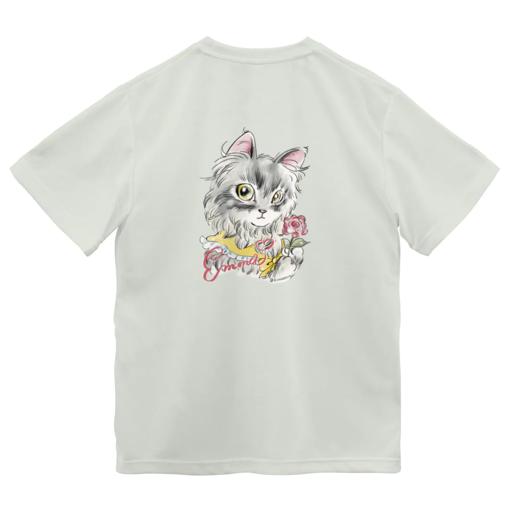 猫のきぬくんのお店のエマ姫 ドライTシャツ