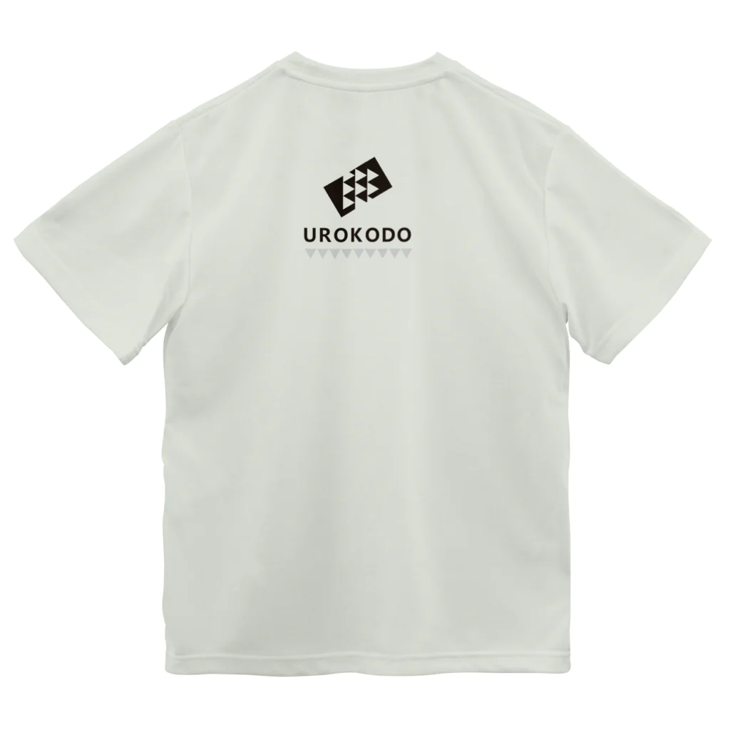 UROKODO Official Web Shopの黒ロゴ-半袖ドライTシャツ Dry T-Shirt