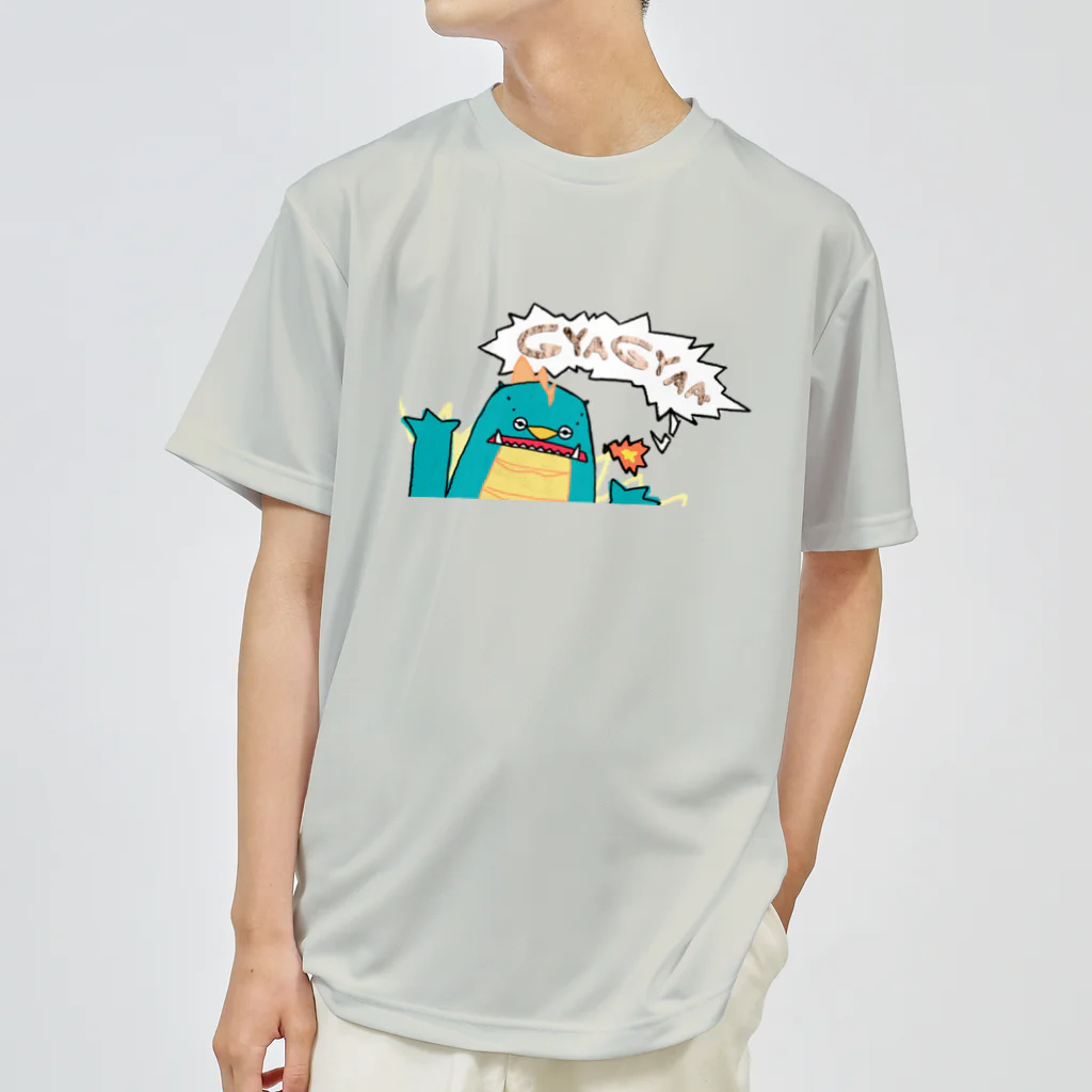 創作おからっつの販売おからっつの怪獣ぎゃぎゃー ドライTシャツ