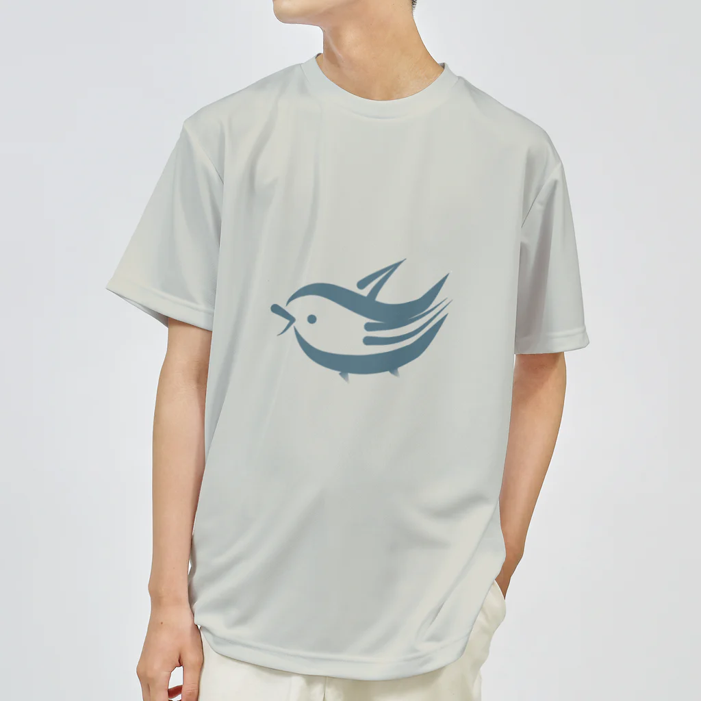 丸福の丸福　平和のとり ドライTシャツ