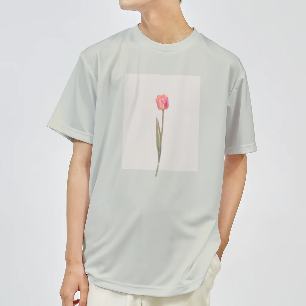 rilybiiの🍑 peach milk tea × peach tulip . Dry T-Shirt