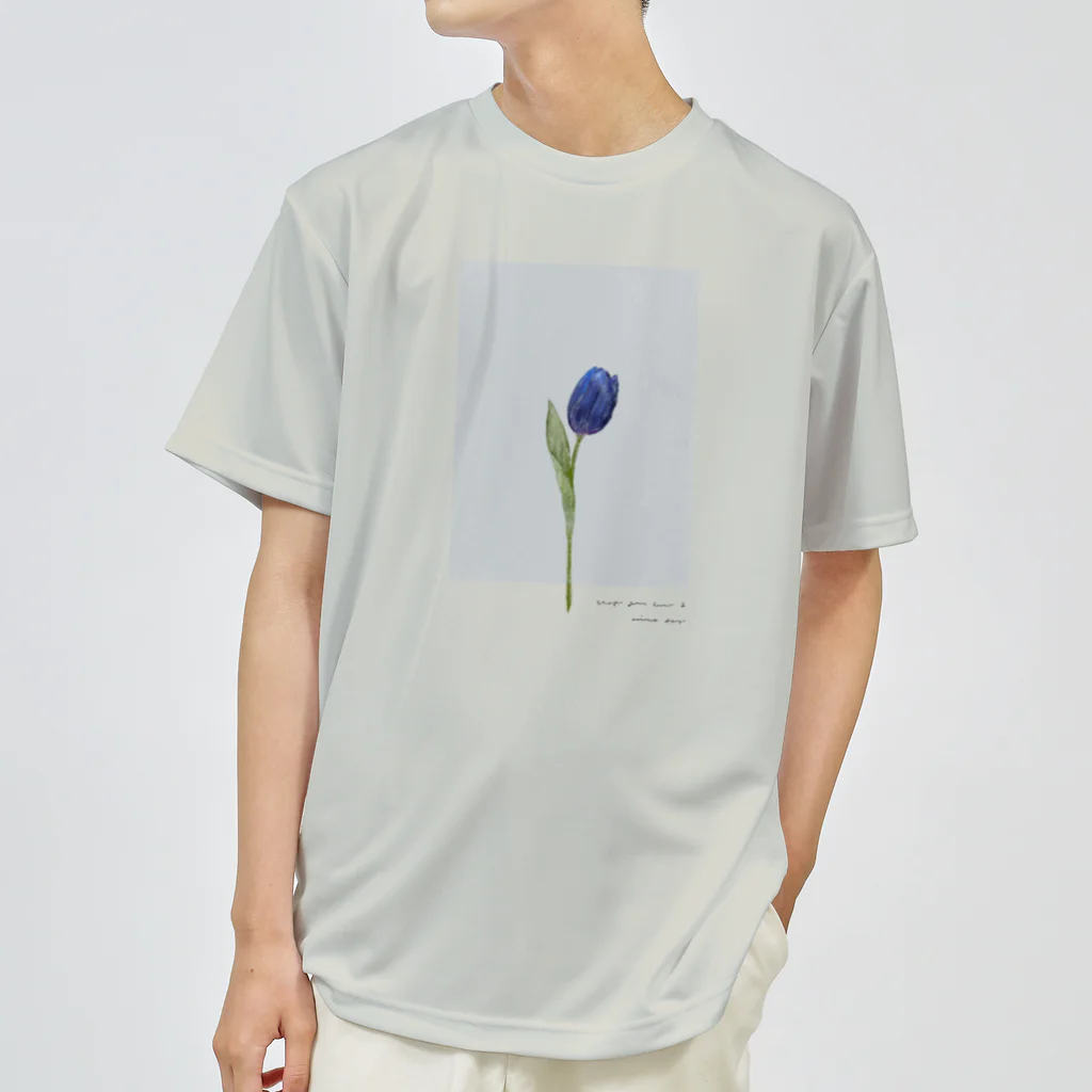 rilybiiのBlueberry Tulip . ドライTシャツ