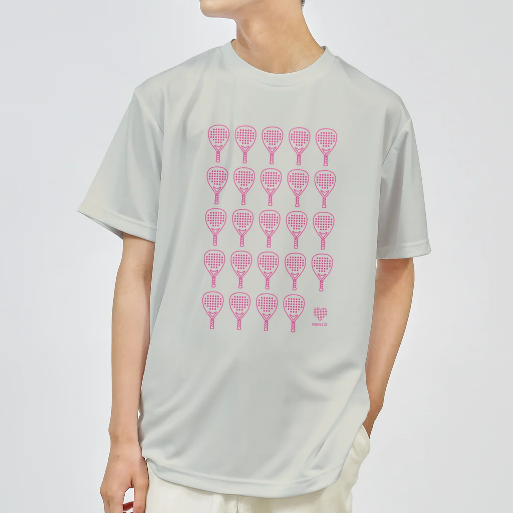 PADELESTのPadelRackets Pink Dry T-Shirt
