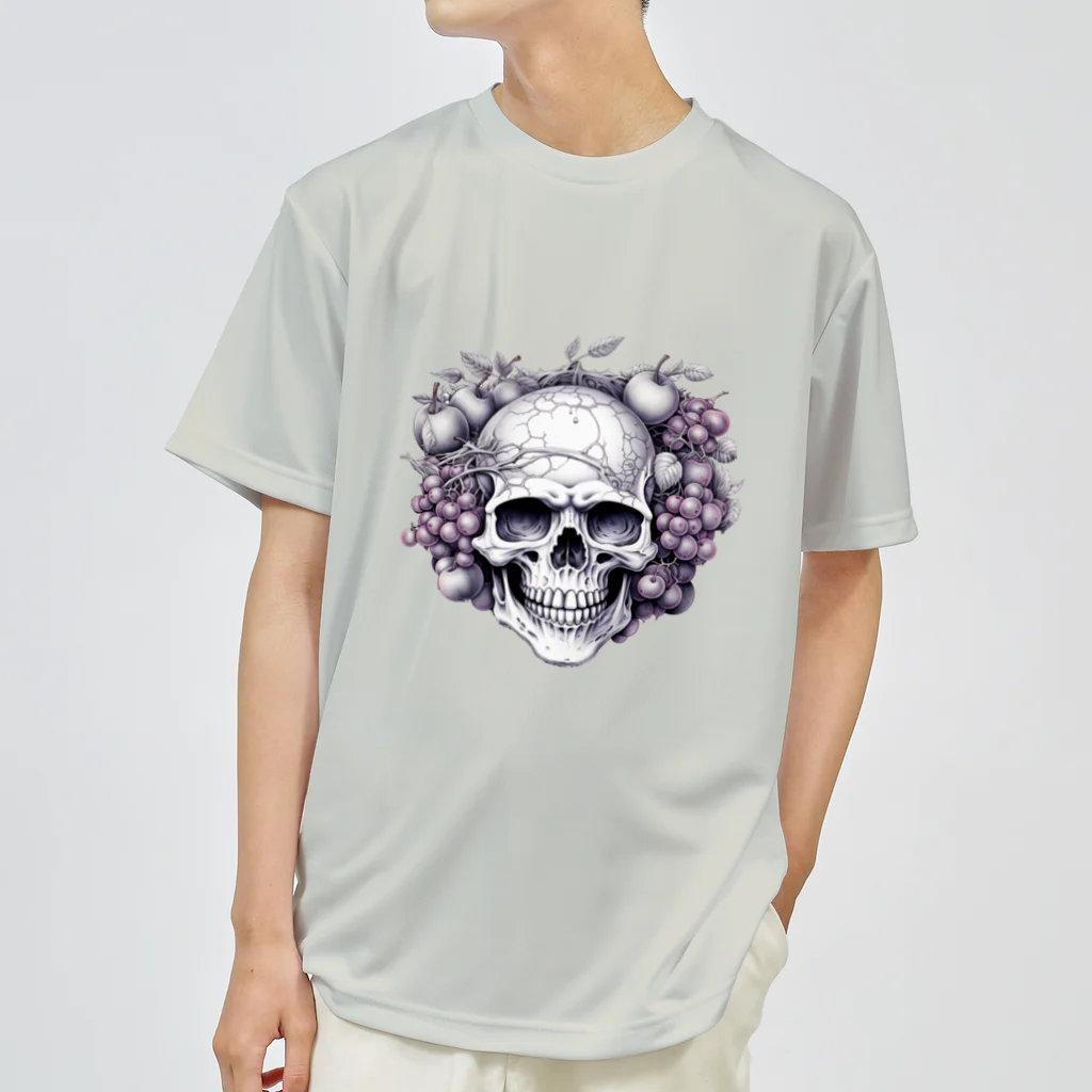 LCOMLのフルーツに囲まれたSKULL ドライTシャツ