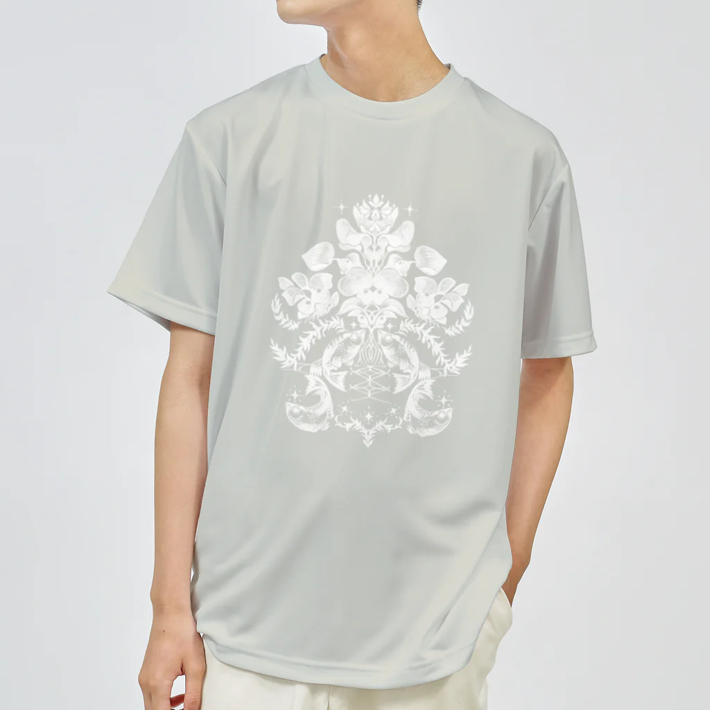 NATURE PEEKの白メダカ ドライTシャツ