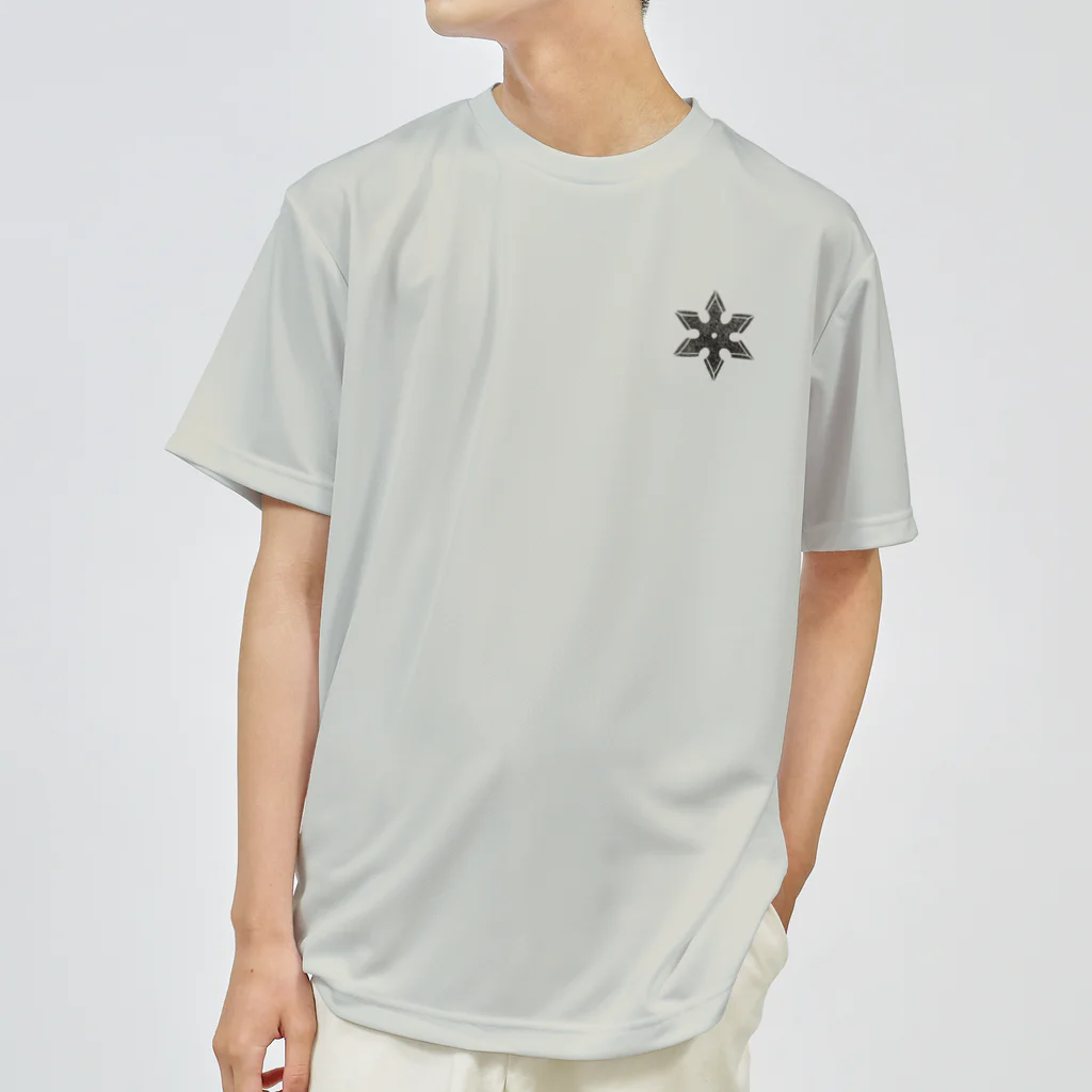 omochi_stampの手裏剣バックアタック Dry T-Shirt