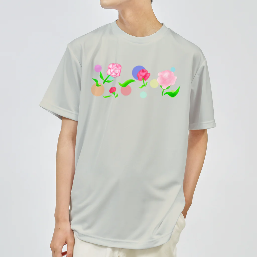 Lily bird（リリーバード）のカーネーションと水玉模様 ドライTシャツ