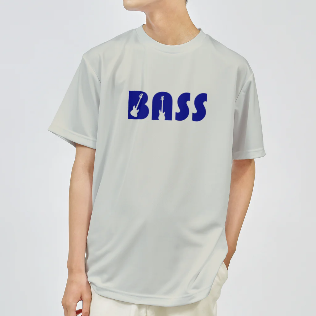 ベース会ONLINE SHOPのBASS&BASS（紺） Dry T-Shirt