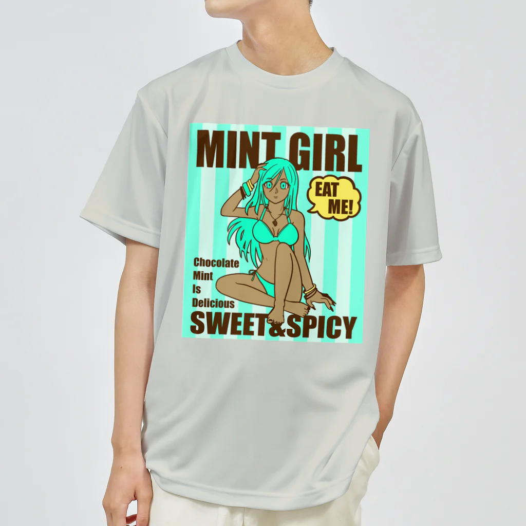 SWEET＆SPICY 【 すいすぱ 】ダーツのMINT GIRL ドライTシャツ