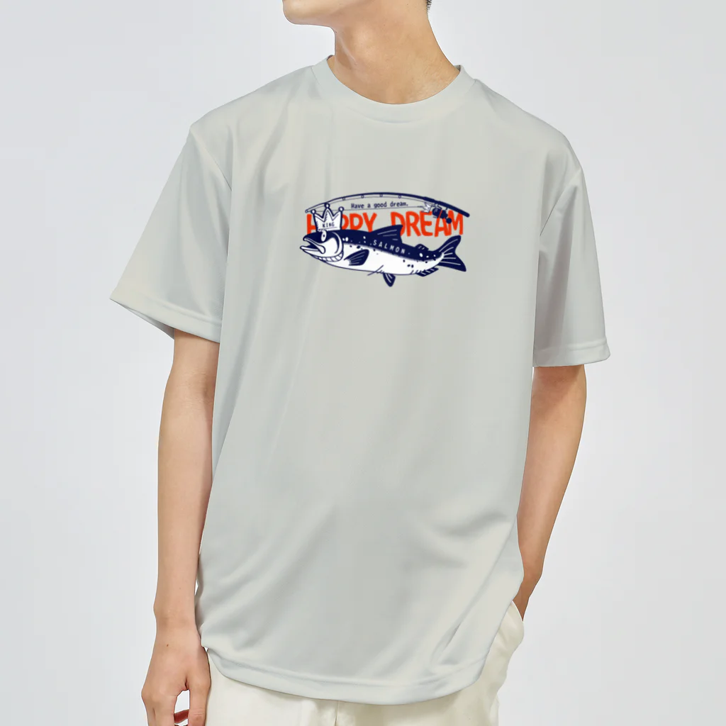 イラスト MONYAAT のサーモン サモタンの夢    ちいさめ Dry T-Shirt