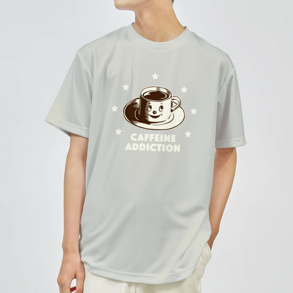 LONESOME TYPE ススのCAFFEINE ADDICTION （COFFEE） Dry T-Shirt