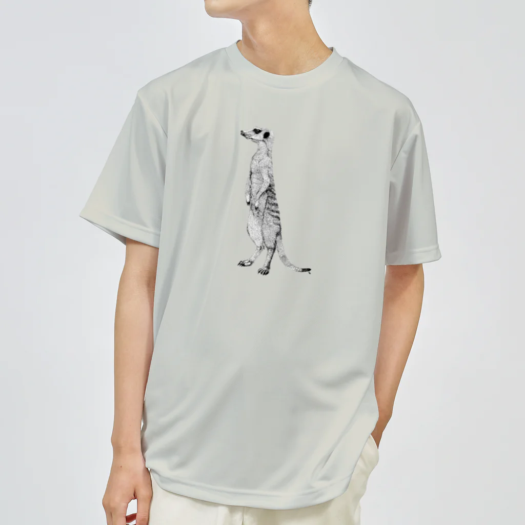 segasworksのミーアキャット（ペン画） Dry T-Shirt