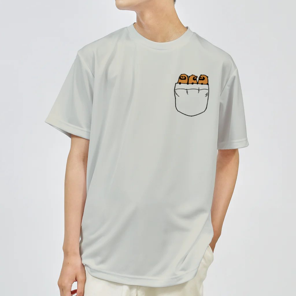 けわいのポケたぬ ドライTシャツ