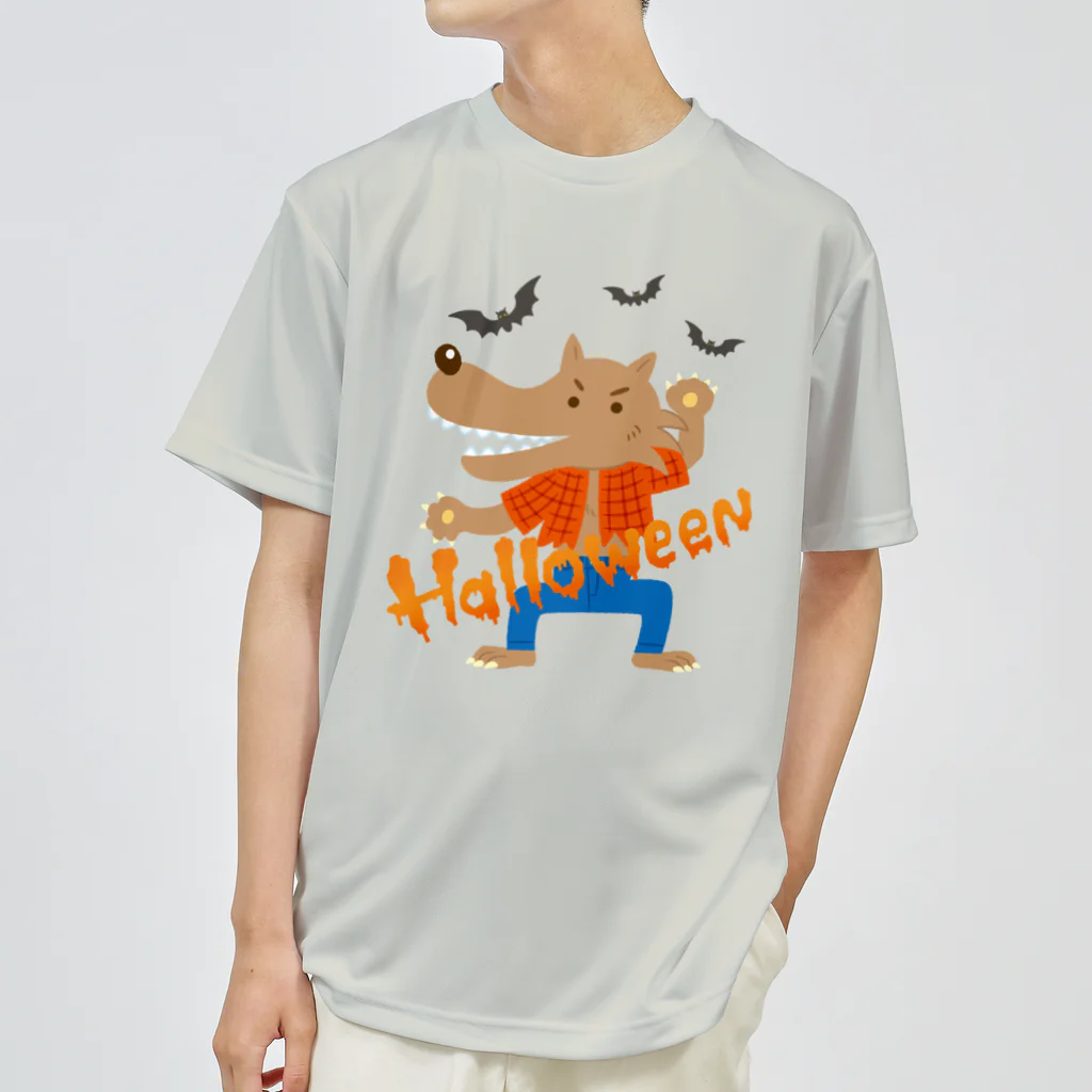 mincruのHALLOWEEN_オオカミ男 Dry T-Shirt