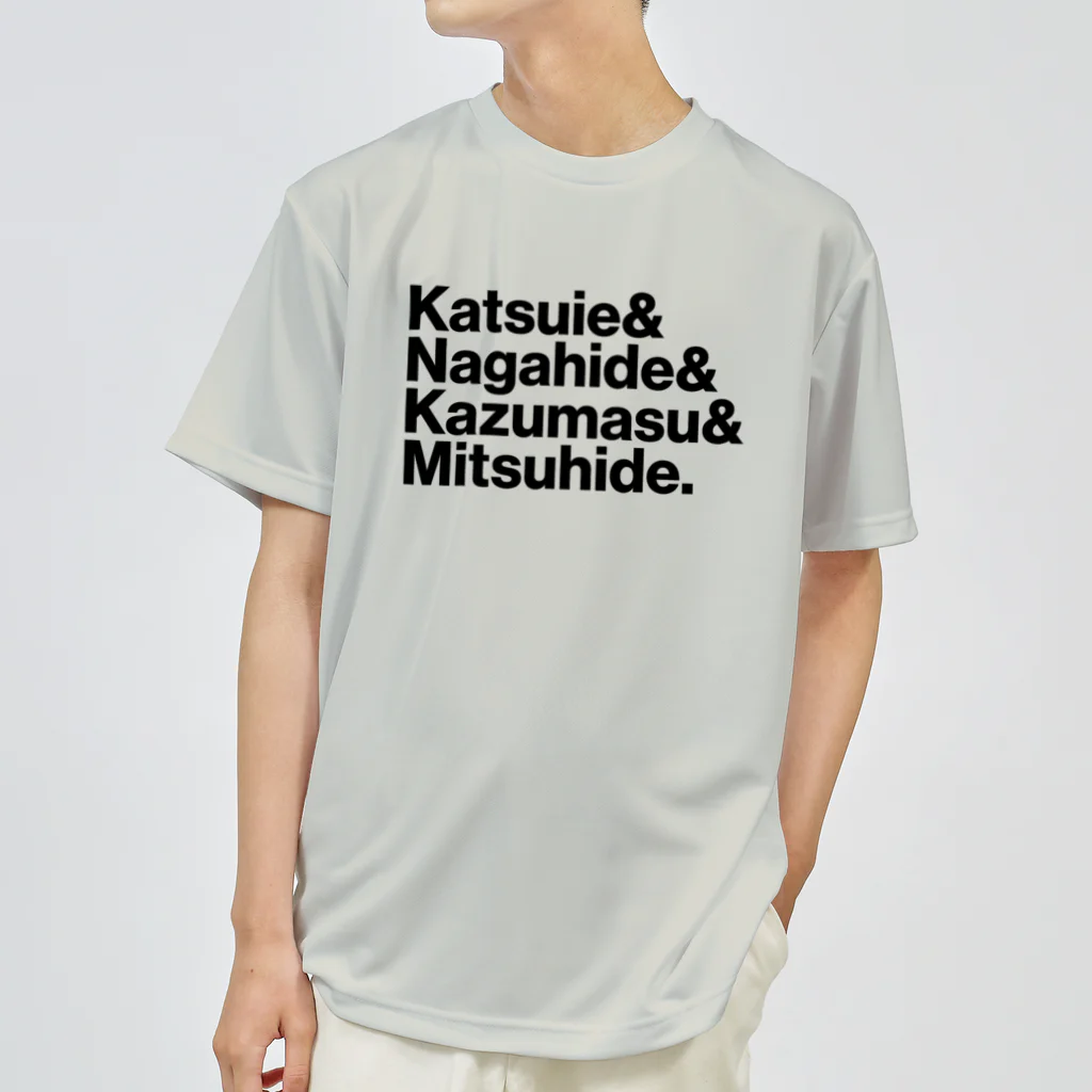 KAWAGOE GRAPHICSの織田四天王 ドライTシャツ