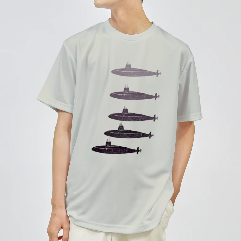 NIKORASU GOの潜水艦 ドライTシャツ