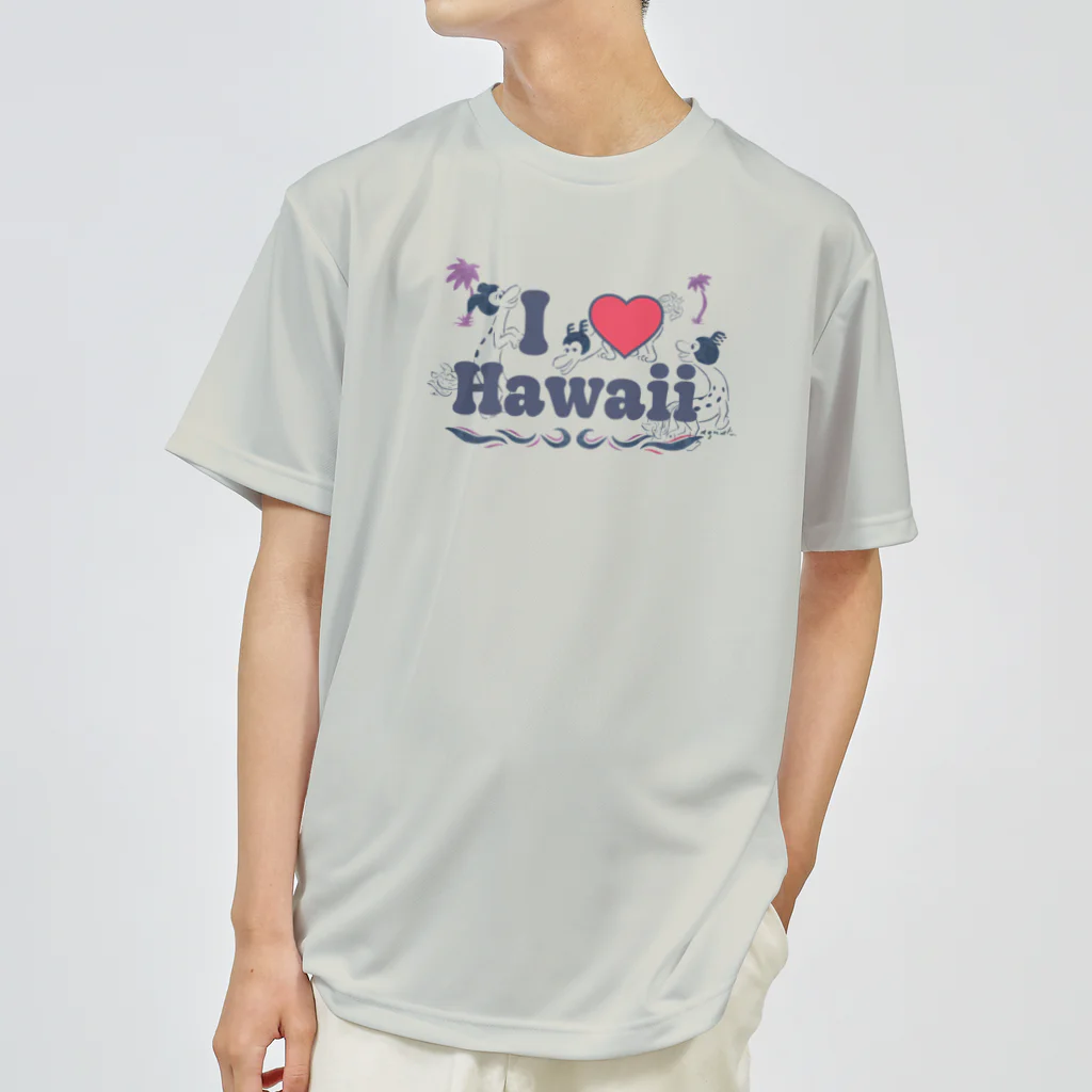 Shigenosukeのシナカル #I♡Hawaii Dry T-Shirt