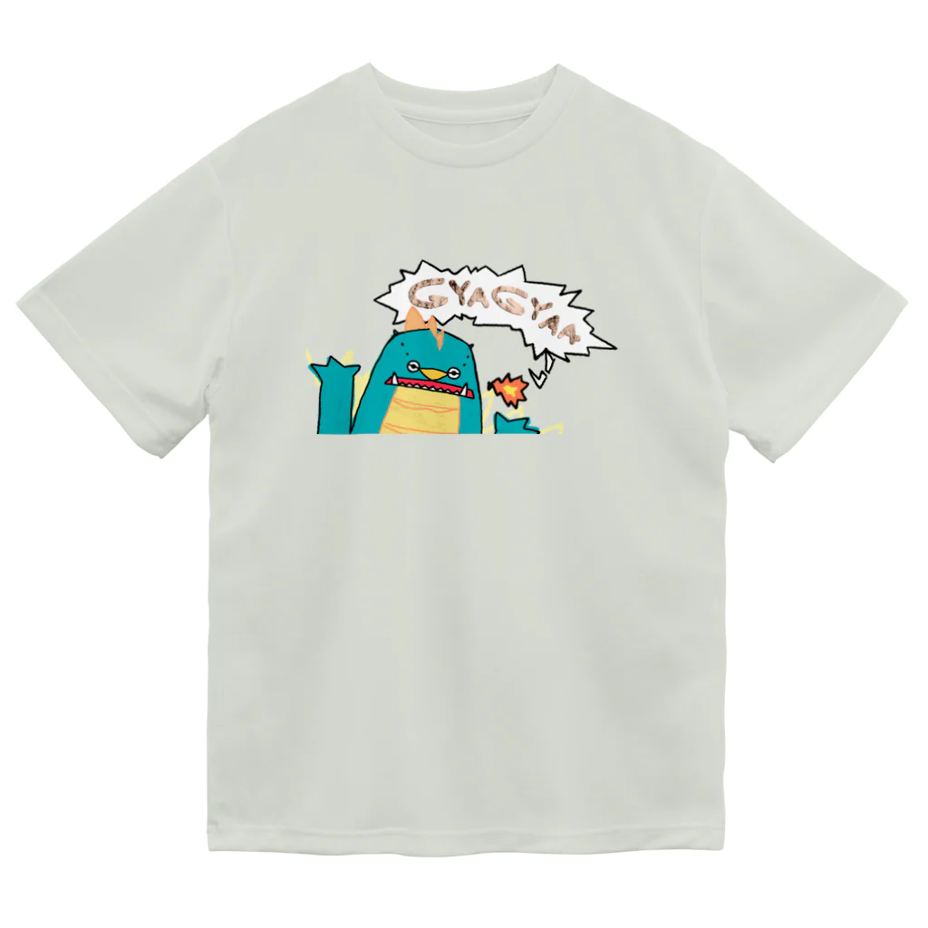 創作おからっつの販売おからっつの怪獣ぎゃぎゃー ドライTシャツ