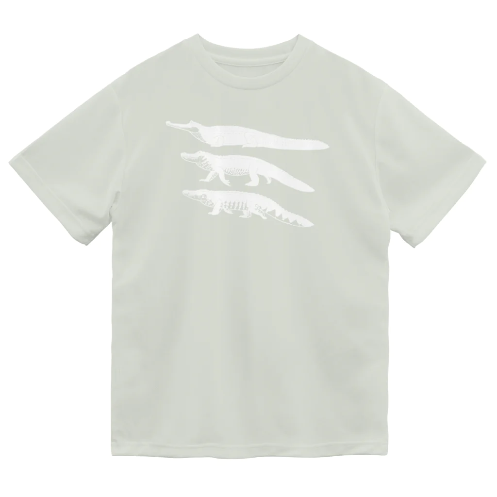 segasworksのワニワニワニさん（白） Dry T-Shirt