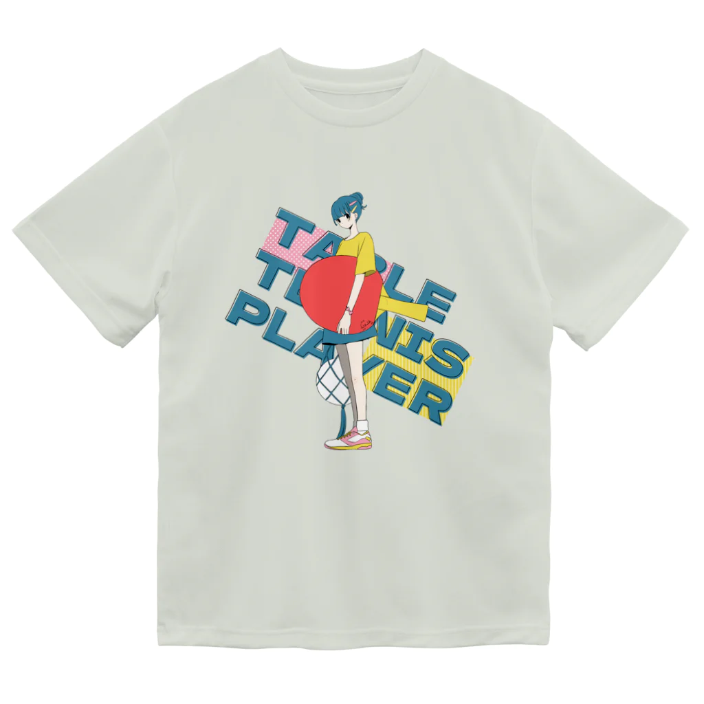 m_matsurikaのTable tennis player ドライTシャツ