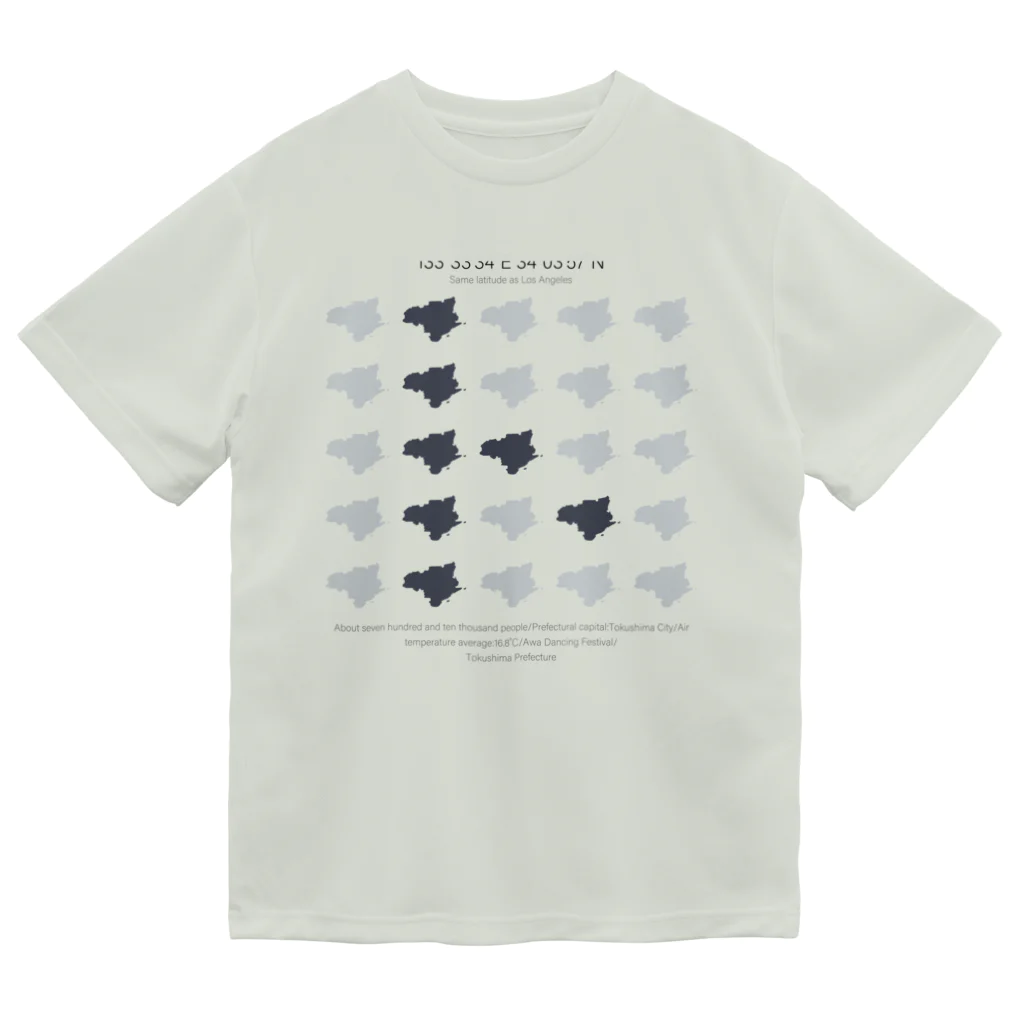 duckzの徳島県（トクシマのト） ドライTシャツ