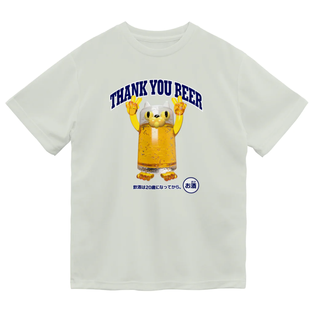 LONESOME TYPE ススのビールジョッキ🍺(猫) Dry T-Shirt