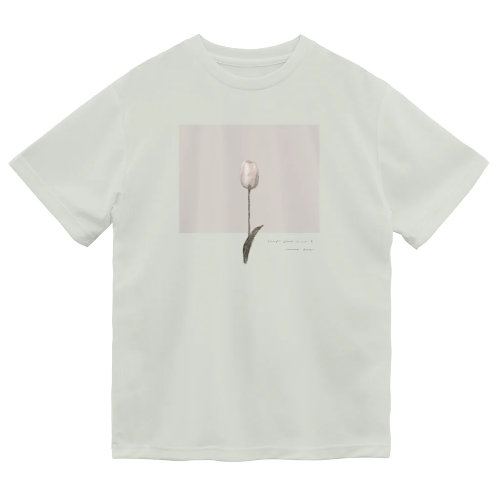 rilybiiのantique peach milk tea × logo message ドライTシャツ