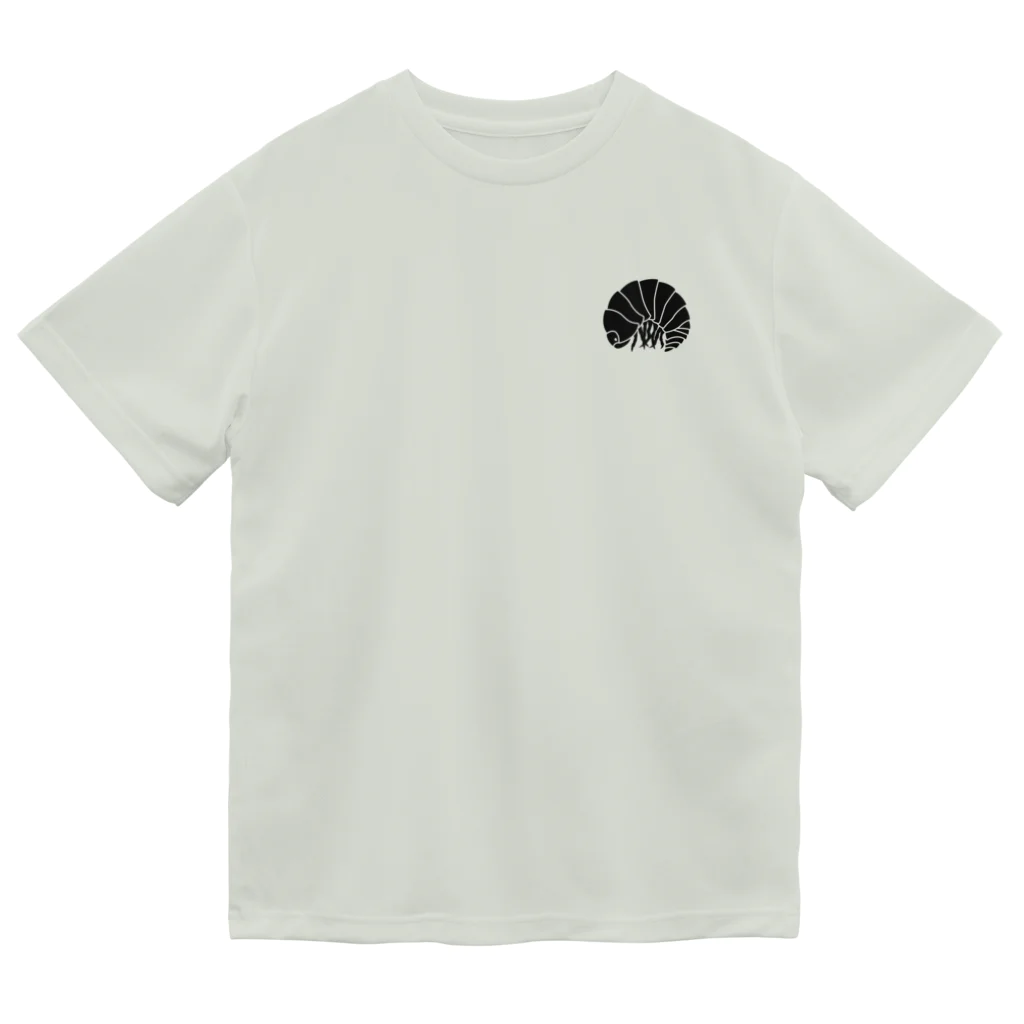 kg_shopの[☆両面] ダンゴムシだ【視力検査表パロディ】 Dry T-Shirt