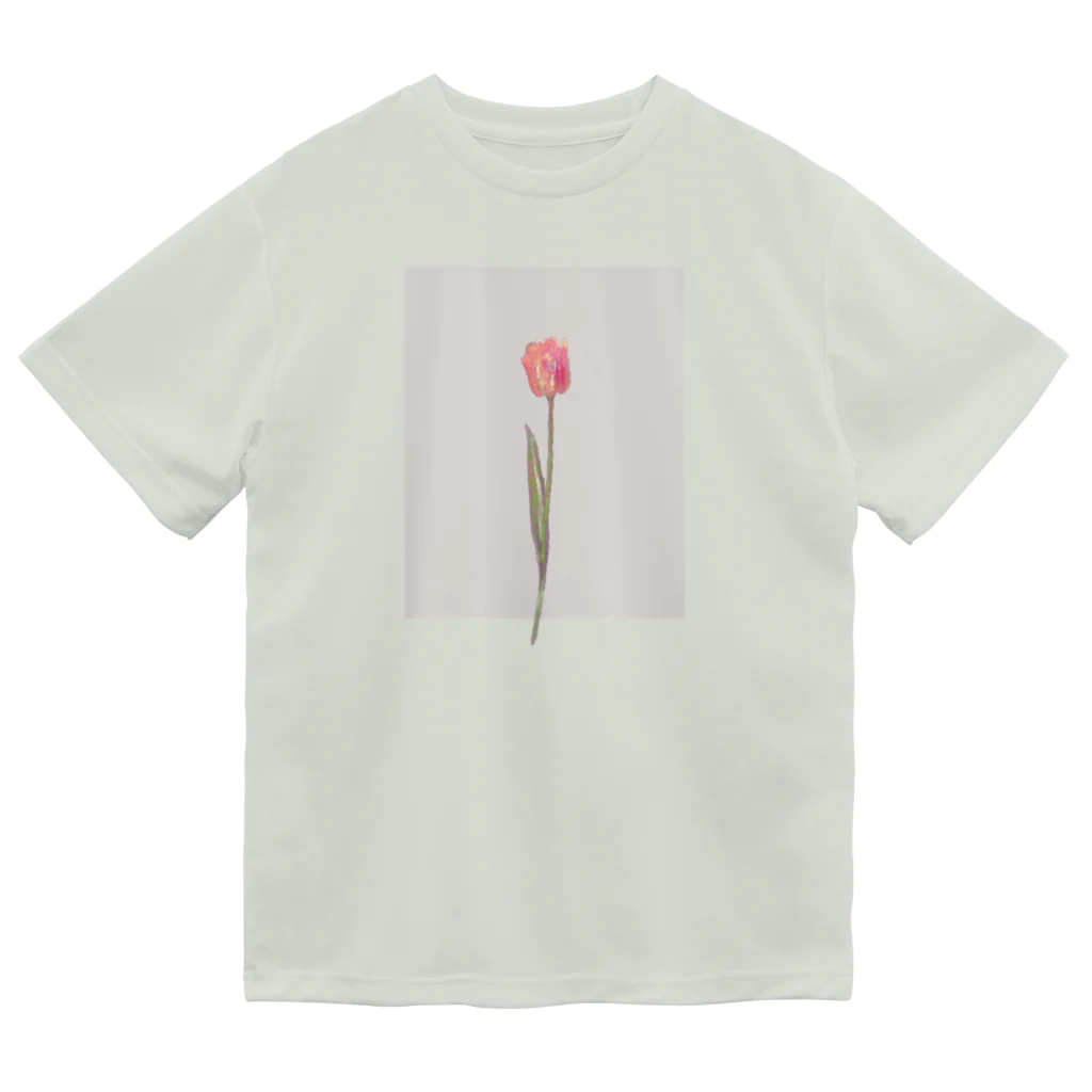 rilybiiの🍑 peach milk tea × peach tulip . Dry T-Shirt