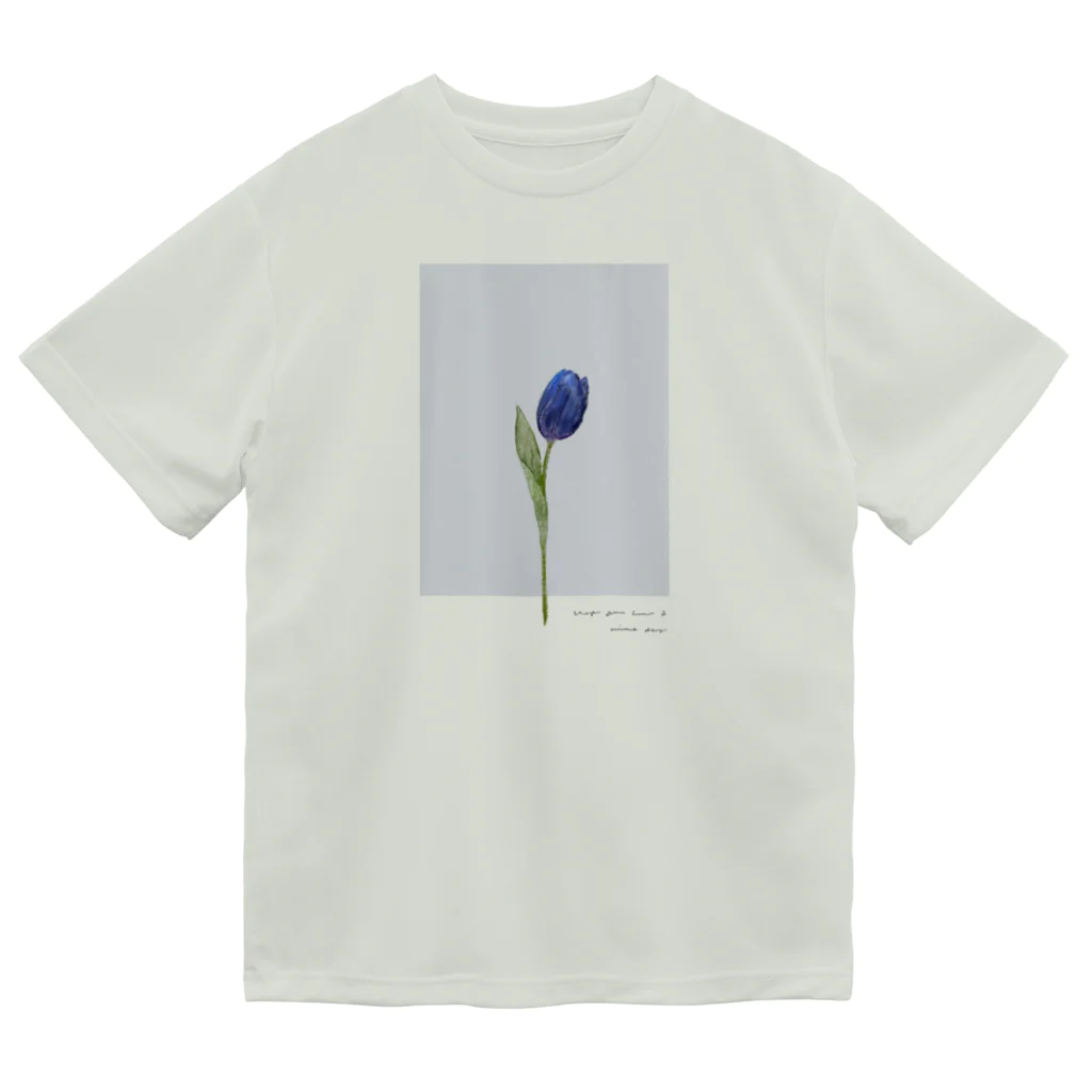 rilybiiのBlueberry Tulip . Dry T-Shirt