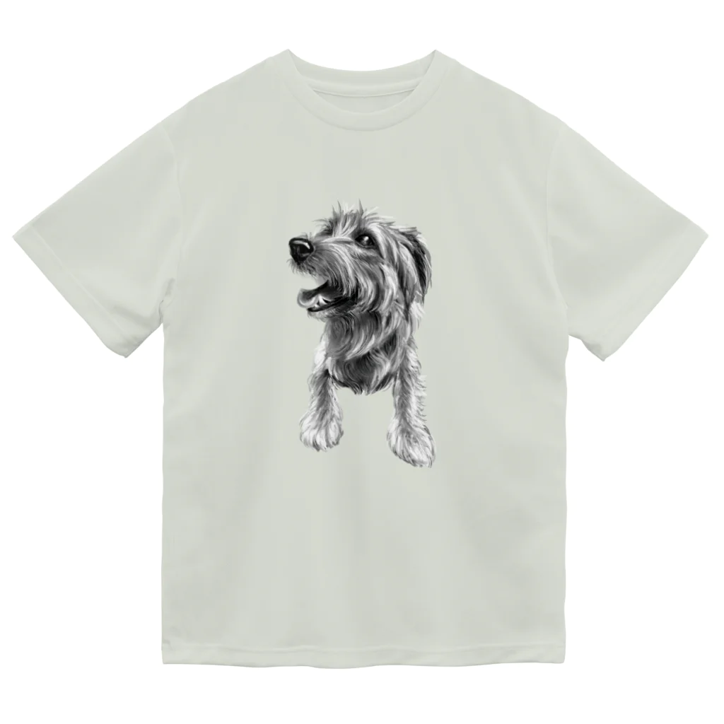 TOMOS-dogのえがおのいぬ ドライTシャツ